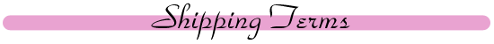 Shipping Terms